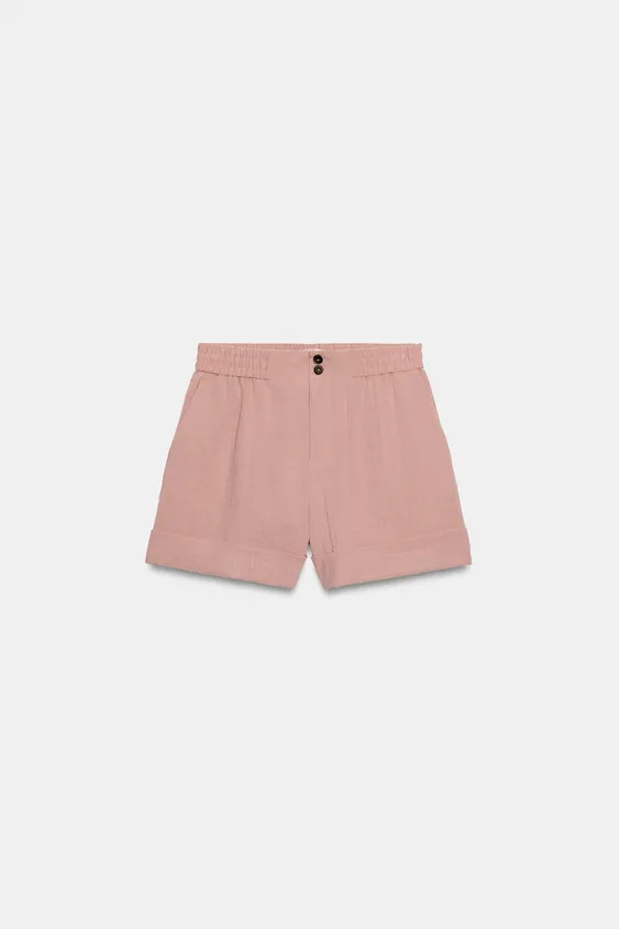 BERMUDA SHORTS WITH TURN-UP HEMS | Zara UK