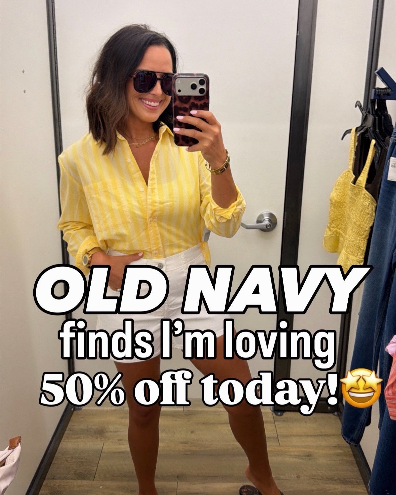 Perfect time to stock up on those closet staples for the fam this spring! into Old Navy today and found so many cute pieces! 

 I’m 5’3 127  for size reference and I put sizes I’m wearing on the photos! 

#oldnavyfinds #oldnavystyle 
Old Navy new arrivals, Old Navy jeans, affordable spring fashion, spring fashion 2026, women’s straight leg jeans, trendy denim styles, spring dresses women, spring outfit ideas, everyday outfits, spring wardrobe essentials, Old Navy try on haul, LTK style, LTK finds, affordable fashion finds, everyday style, spring outfit inspo, spring break

#LTKSaleAlert #LTKPetite #LTKMidsize