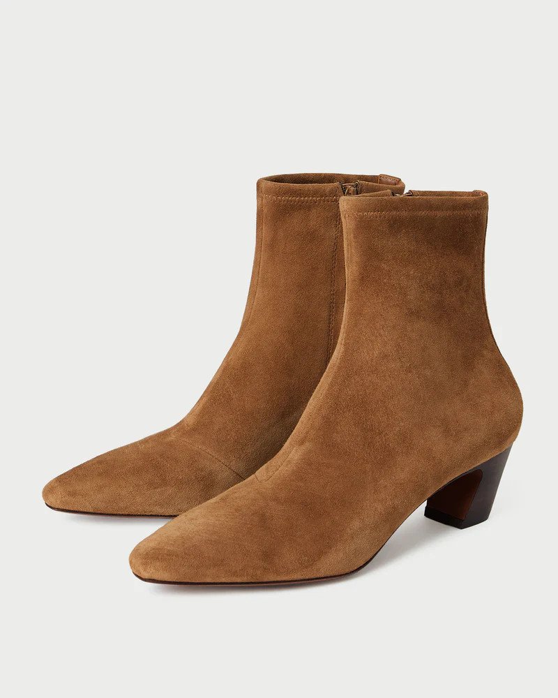 Doria Cacao Suede Ankle Boot | Loeffler Randall