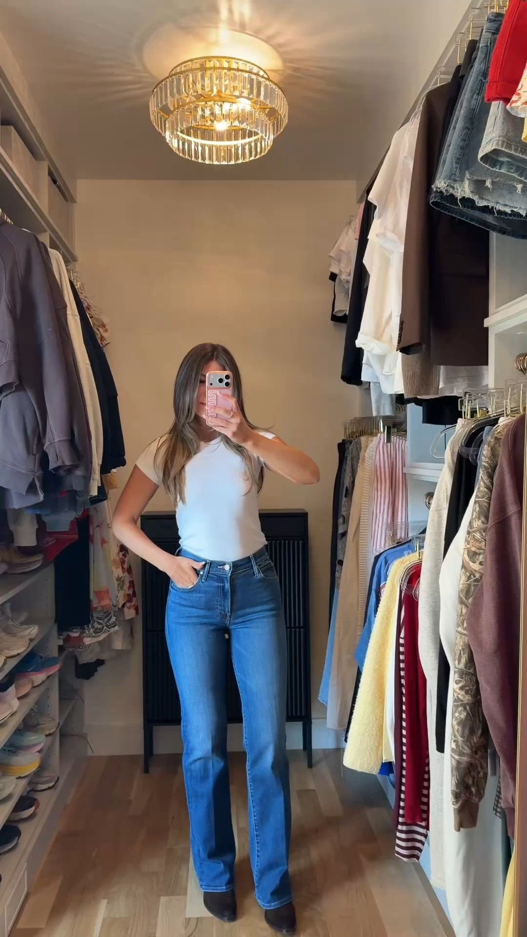 nordstrom anniversary sale summer to fall denim for ever occasion 🤎

i'm 5'4" and typically wear a small/2 & a 26 in jeans
• jeans: sized down to a 25
• sweater: sized down to an xs

fall outfits, fall jeans, autumn outfits, denim, long sleeve dresses, casual outfits, thanksgiving outfits, family photo outfits, date night outfits, work outfits, fall fashion, autumn fashion, cozy outfits, transitional outfits, neutral outfits, everyday outfits, weekend outfits, women’s fashion

#LTKgrwm #LTKSeasonal #LTKSaleAlert