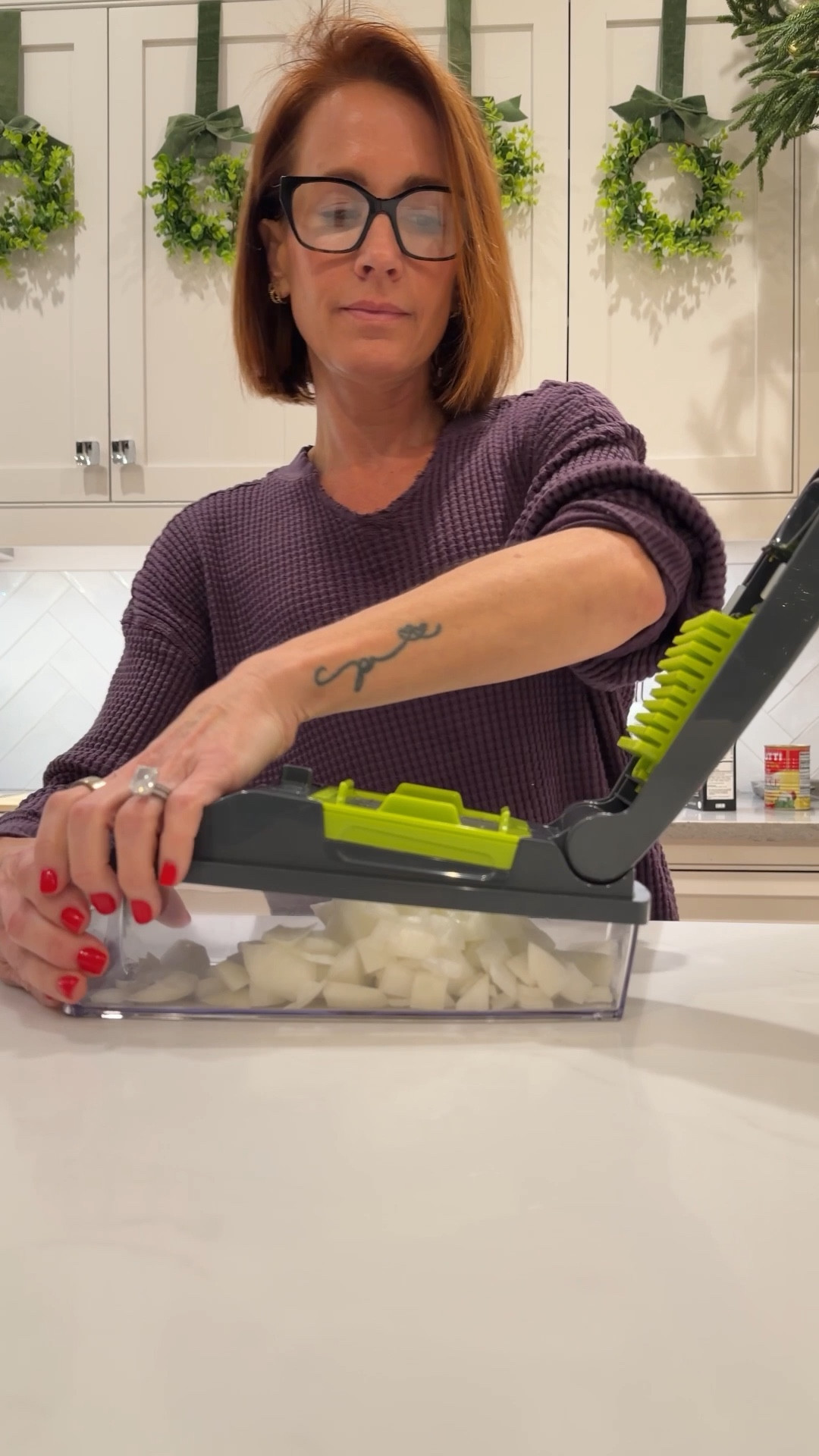 Best veggie chopper for quick meal prep 🤍 This is my go-to onion chopper, food dicer, and kitchen gadget for fast, even cuts. Makes chopping onions, peppers, and veggies so easy. Linking the exact vegetable chopper I use in my kitchen every day.

#LTKGiftGuide #LTKfoodie #LTKFindsUnder50