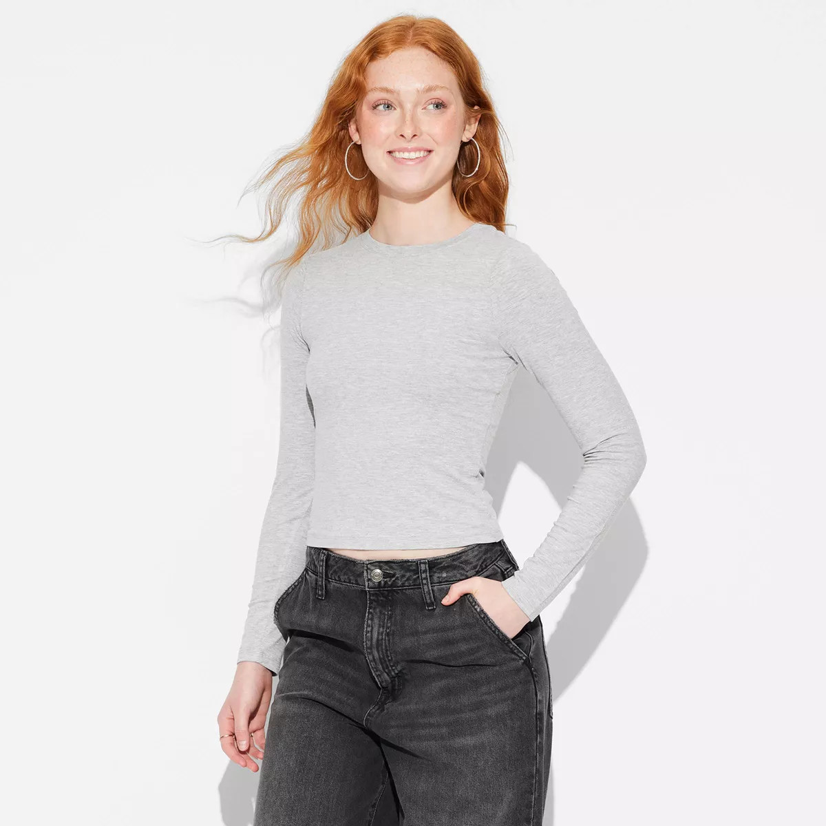Women's Long Sleeve Base Layer T-Shirt - Wild Fable™ | Target