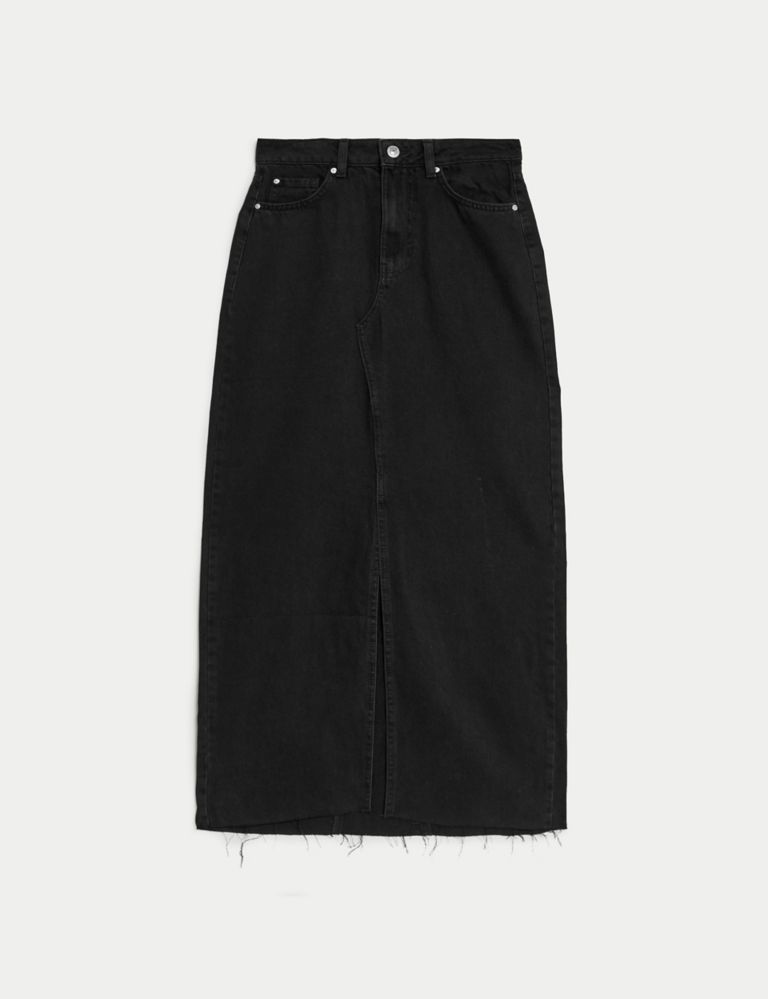 Denim Split Front Maxi Skirt | Marks and Spencer DACH