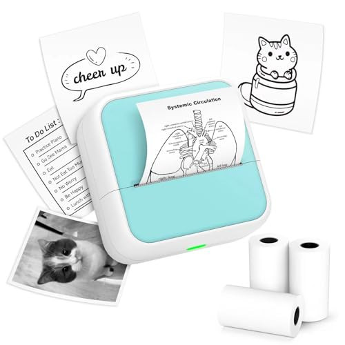 Sticker Printer - Printpods Mini Printer with Stickers, Print Pod, Bluetooth Inkless Printers, Sticker Maker, Portable Thermal Printer for iphone, Impresora Portátil for Notes, Journal, DIY, Kids Gift | Amazon (US)