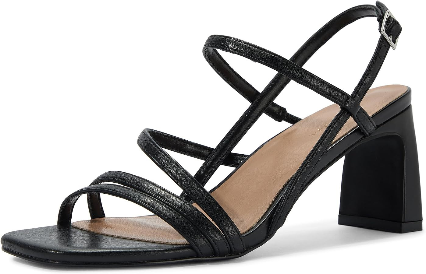 CosyFever Women's Dressy Strappy Block Heels | Amazon (US)