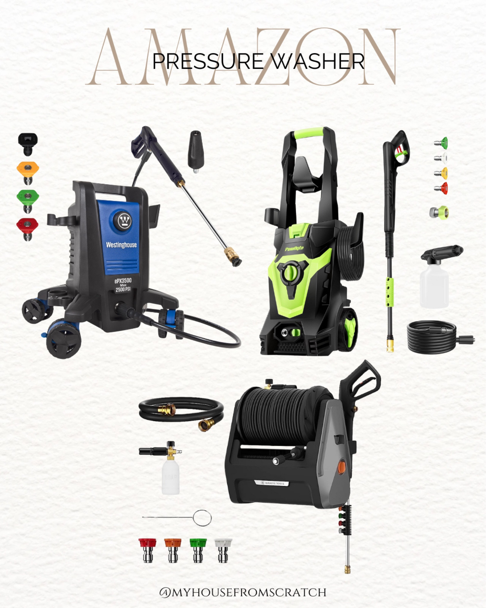 Amazon pressure washer, pressure washer, outdoor pressure washer machine, cleaning tools 

#LTKhome #LTKsalealert #LTKSeasonal