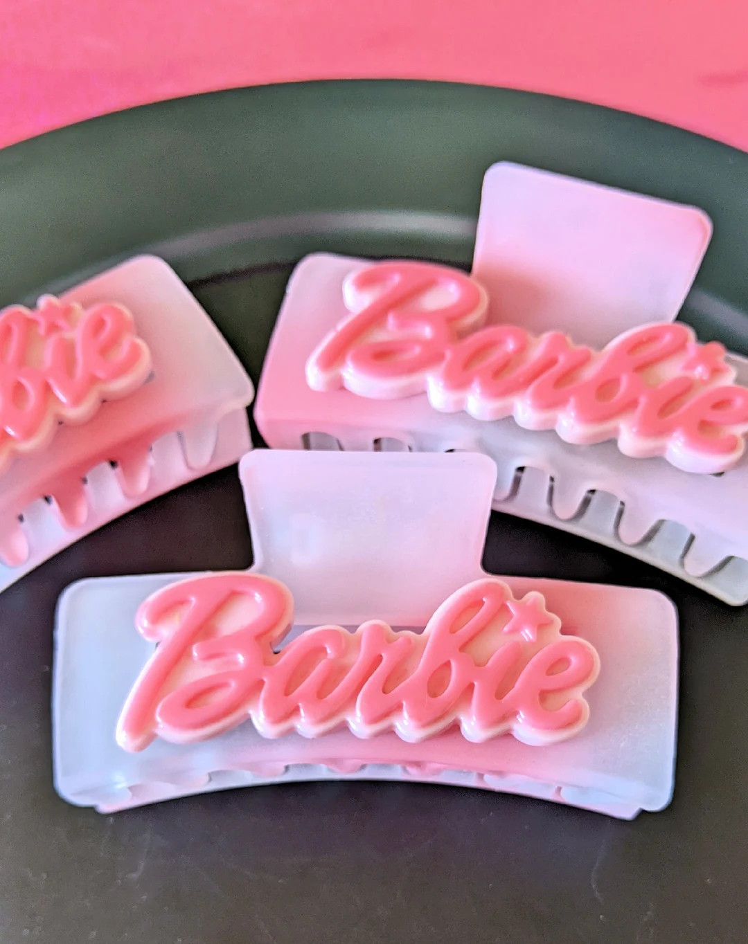 Pink Hair Claw, Party Favors, Bachelorette Party, Bridesmaids Hair Claw Come on Barbie Let's Go P... | Etsy (US)