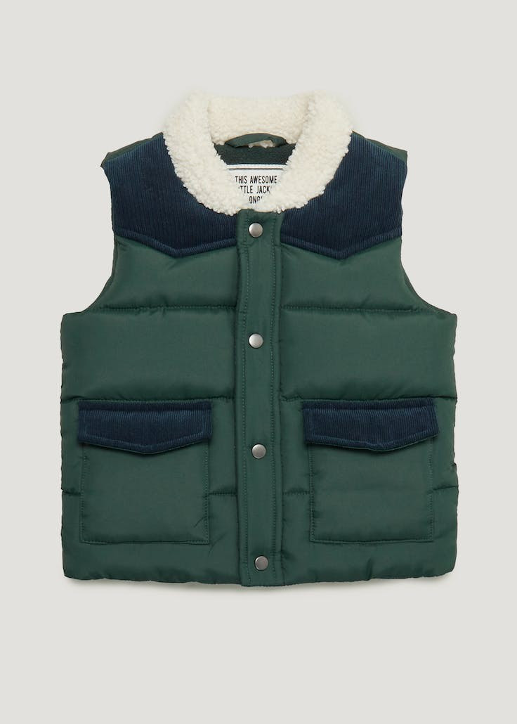 Unisex Navy Quilted Gilet (9mths-6yrs) – Navy | Matalan (UK)