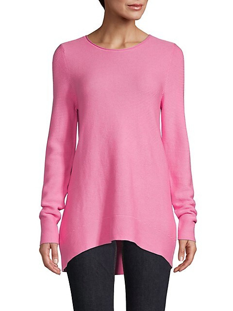 Ribbed Cotton-Blend Sweater | The Bay