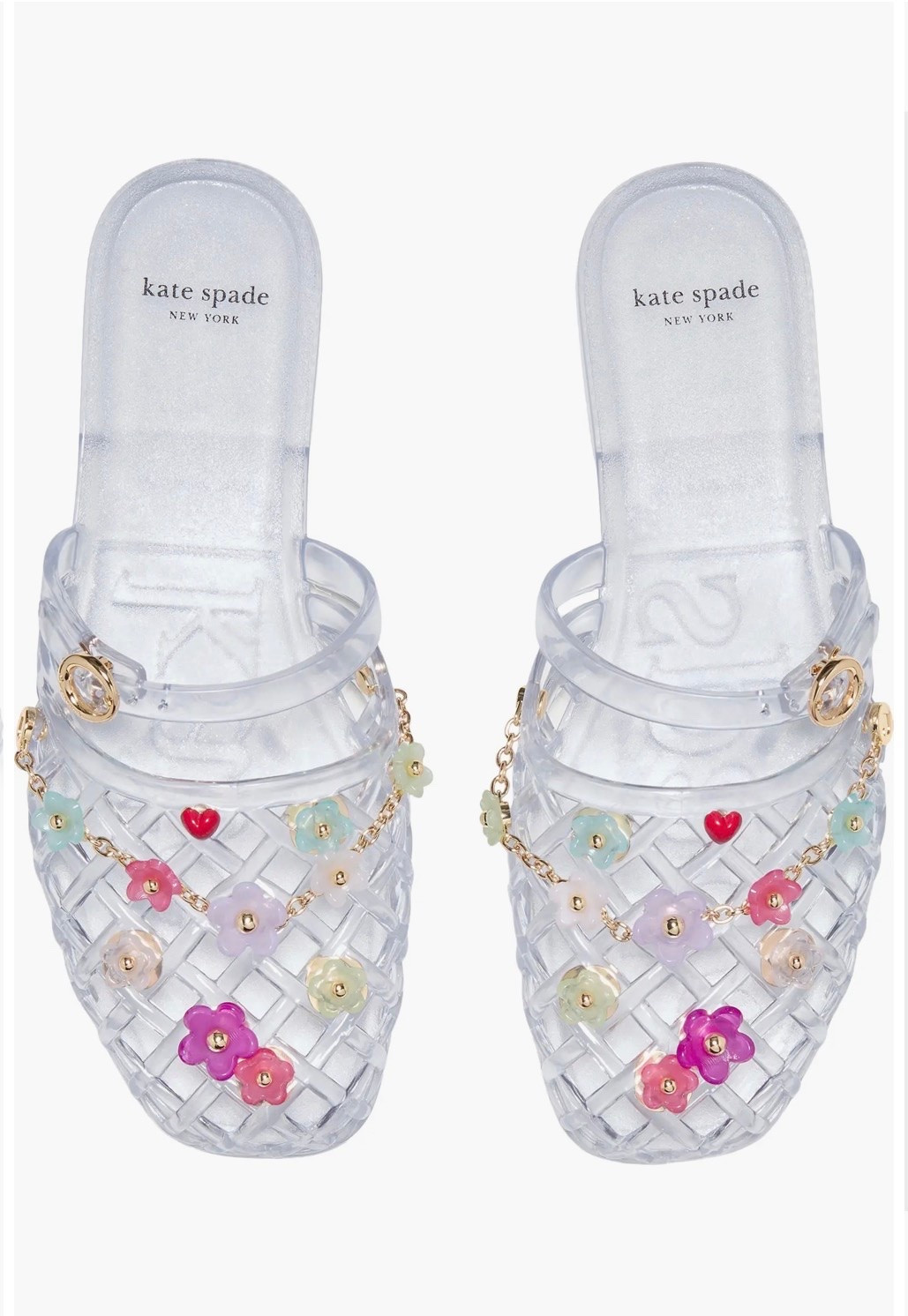 flower charm jelly flat
Kate Spade New York

Colorful floral charms enhance the playful '90s style of this light and flexible jelly flat.

#LTKootd #LTKSeasonal #LTKWorkwear