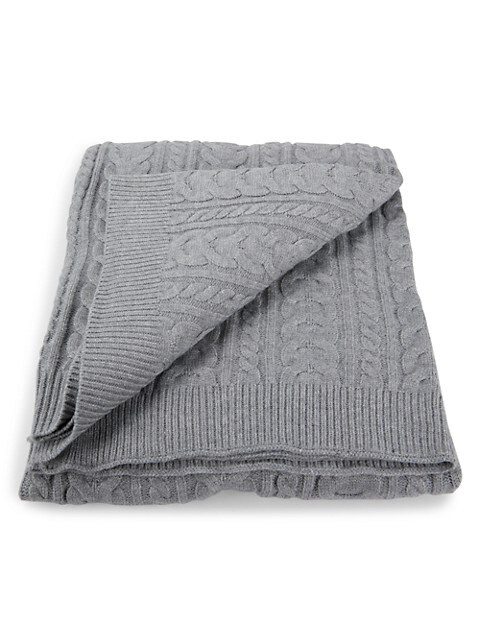 Saks Fifth Avenue Cable-Knit Throw on SALE | Saks OFF 5TH | Saks Fifth Avenue OFF 5TH