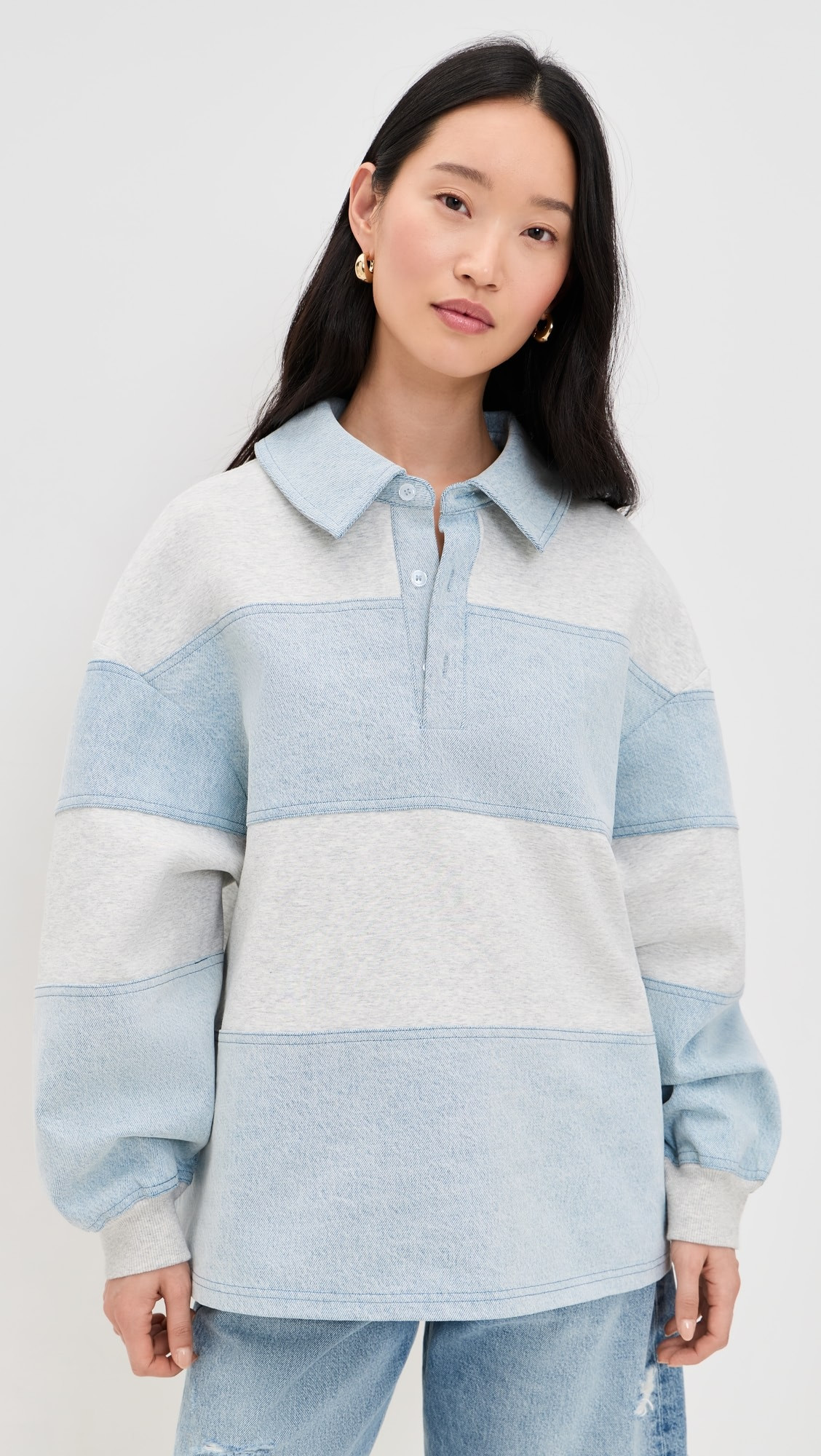 Cher Mixed Media Pullover | Shopbop