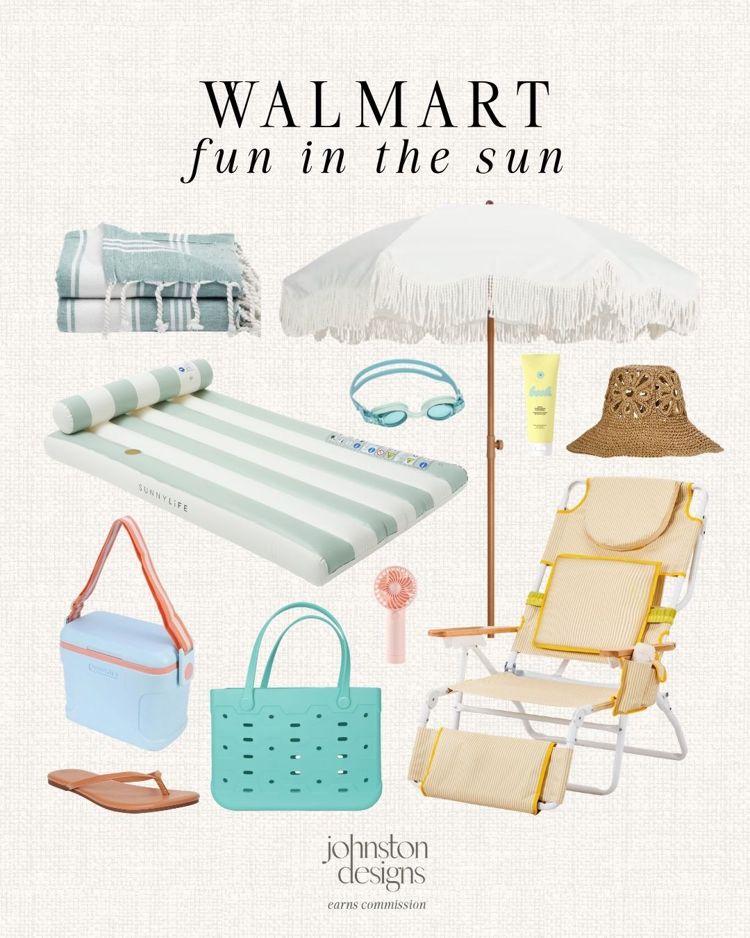 Everything you need for a perfect beach day. ☀️ Cute, functional finds that make summer days so much easier. All from Walmart!

Walmart summer finds, beach day essentials, pool day essentials, summer outdoor gear, beach chair setup, beach umbrella, cooler bag lunch, inflatable pool float, beach tote bag, summer accessories women, family beach day, vacation essentials, poolside must haves, affordable summer finds, outdoor summer fun, beach packing list 

 #LTKSwim #LTKTravel