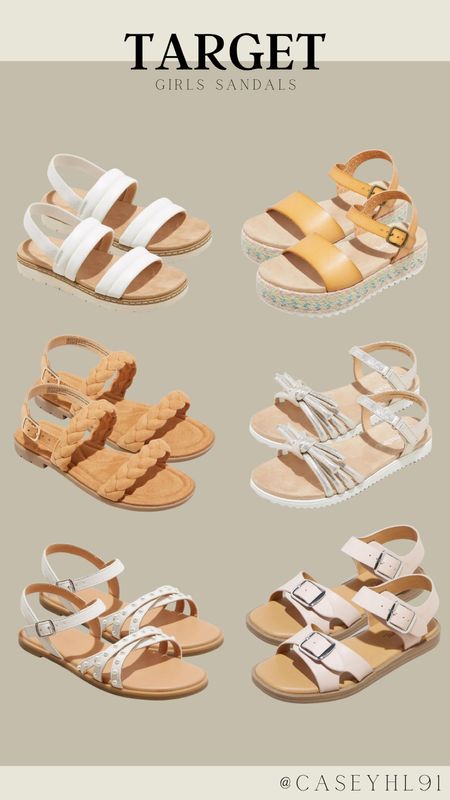 Perfect summer sandals for girls at Target! 

#LTKSeasonal #LTKStyleTip #LTKKids