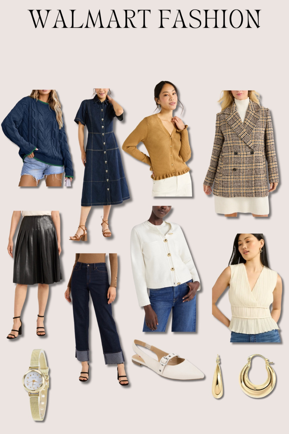 Found these amazing pieces at WALMART! Seriously so cute and on trend! You can't beat the price!		

#LTKSeasonal #LTKStyleTip #LTKFindsUnder50