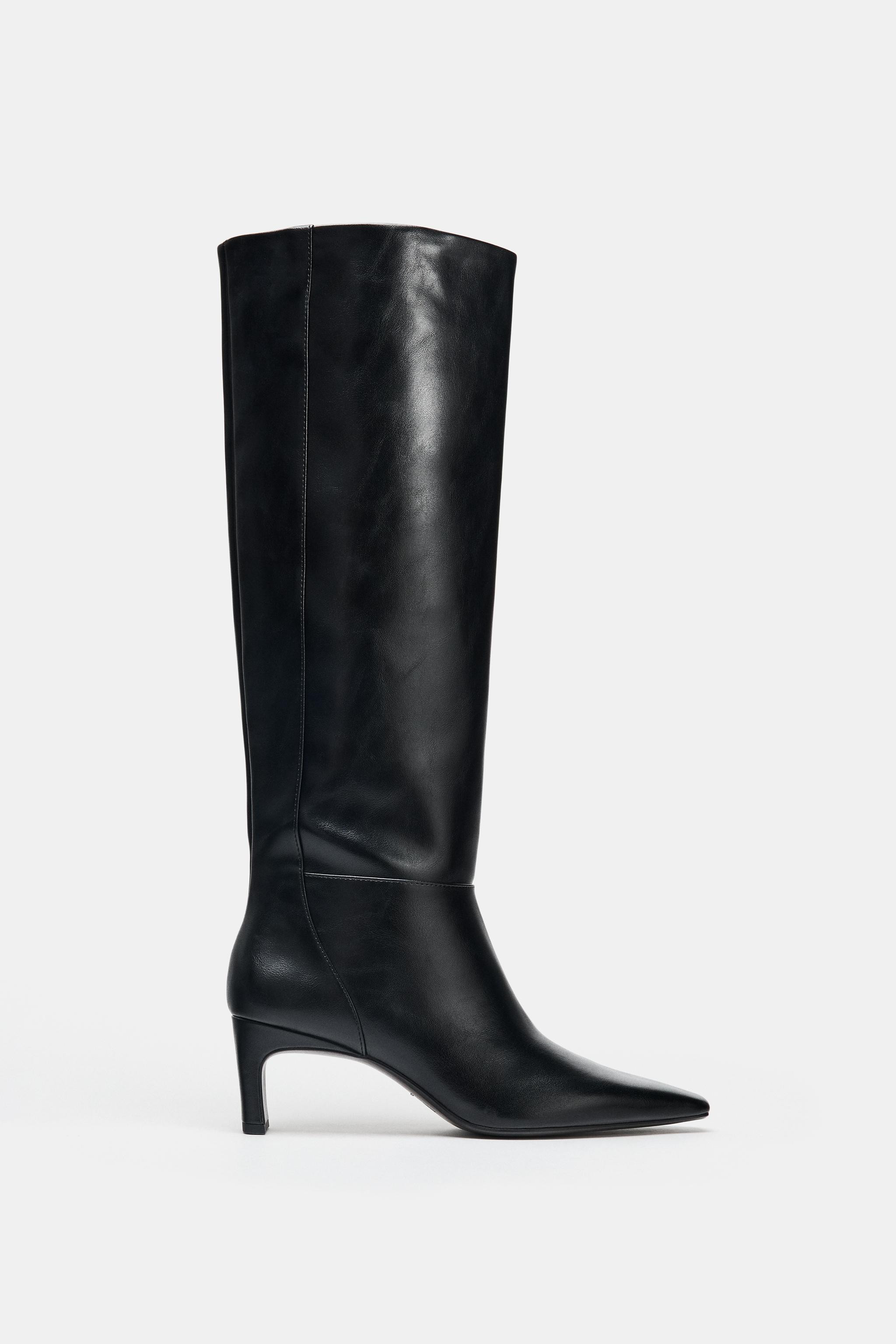 WIDE HEEL BOOTS | Zara US