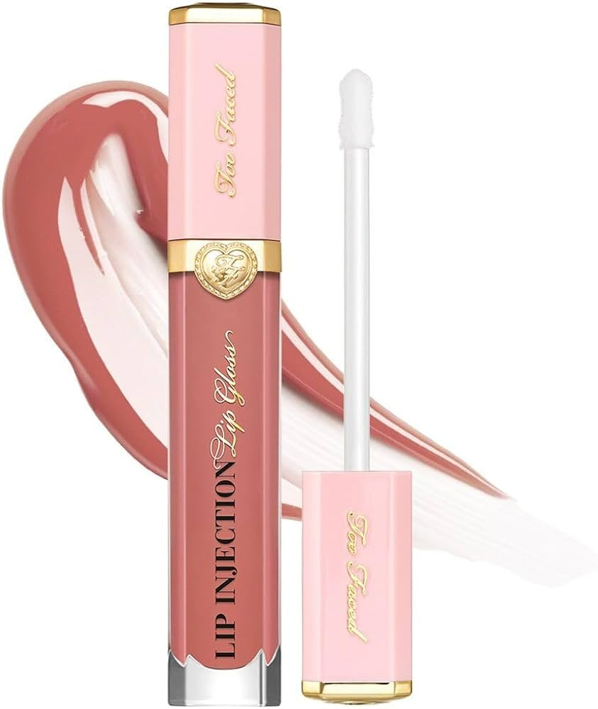 Too Faced Lip Injection Power Plumping Lip Gloss | Vitamin A + E, Vegan + Cruelty Free, 0.22 fl. ... | Amazon (US)