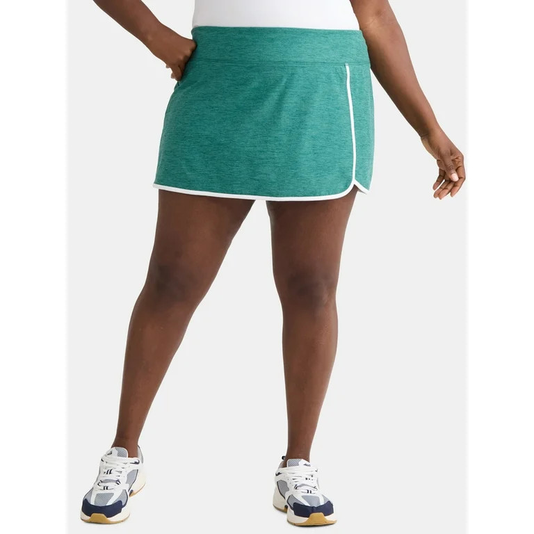 Athletic Works Women's and Women's Plus ButterCore Active Skort, Sizes XS-4X - Walmart.com | Walmart (US)