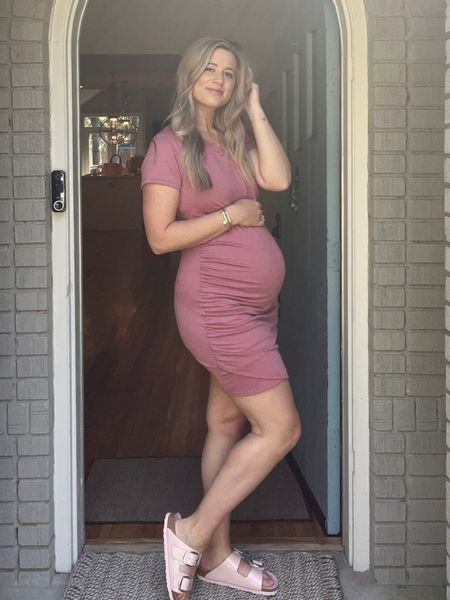 Mom life, daily errands, road trips, etc. This summer staple does it all😍Wearing medium. #summerdress #pregnant #maternity 

#LTKbump