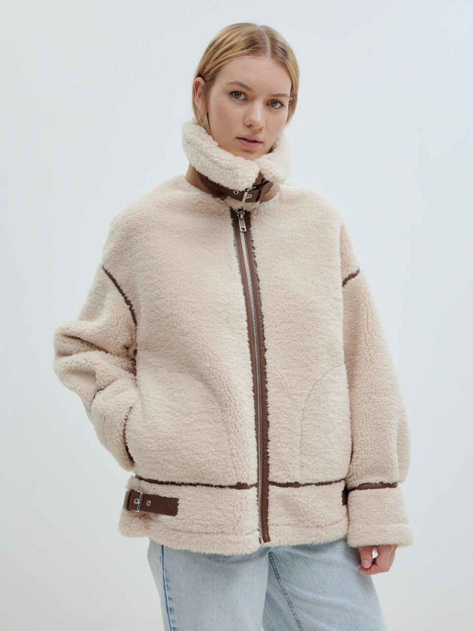 EDITED Jacke 'Ariana' in Beige | ABOUT YOU | ABOUT YOU (DE)