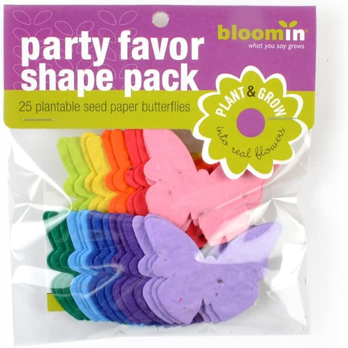 Seed Paper Shapes Packs - Butterfly Shapes - 25 Shapes Per Pack (Color Mix) | Amazon (US)