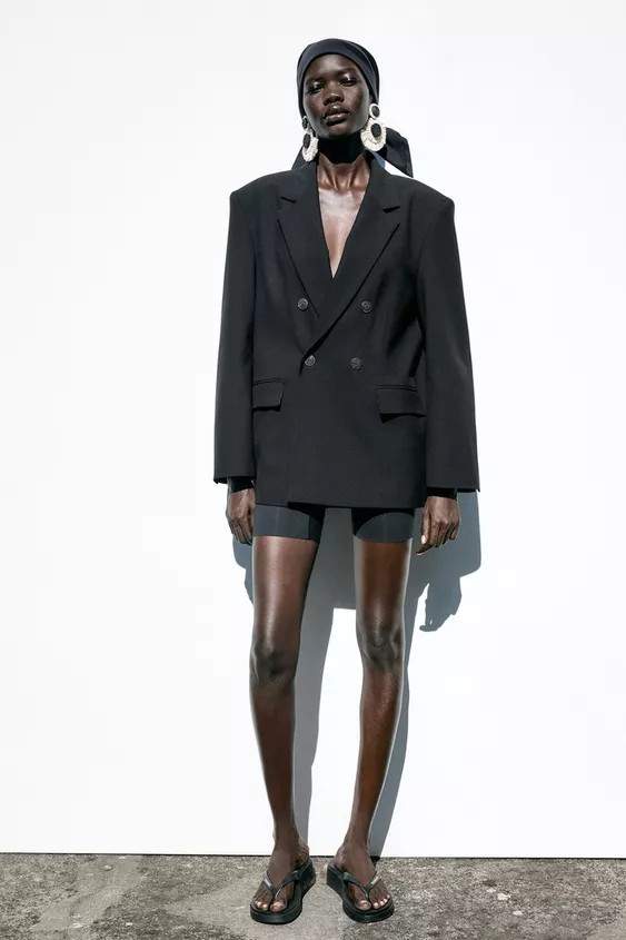 OVERSIZED BLAZER WITH SHOULDER PADS | Zara US