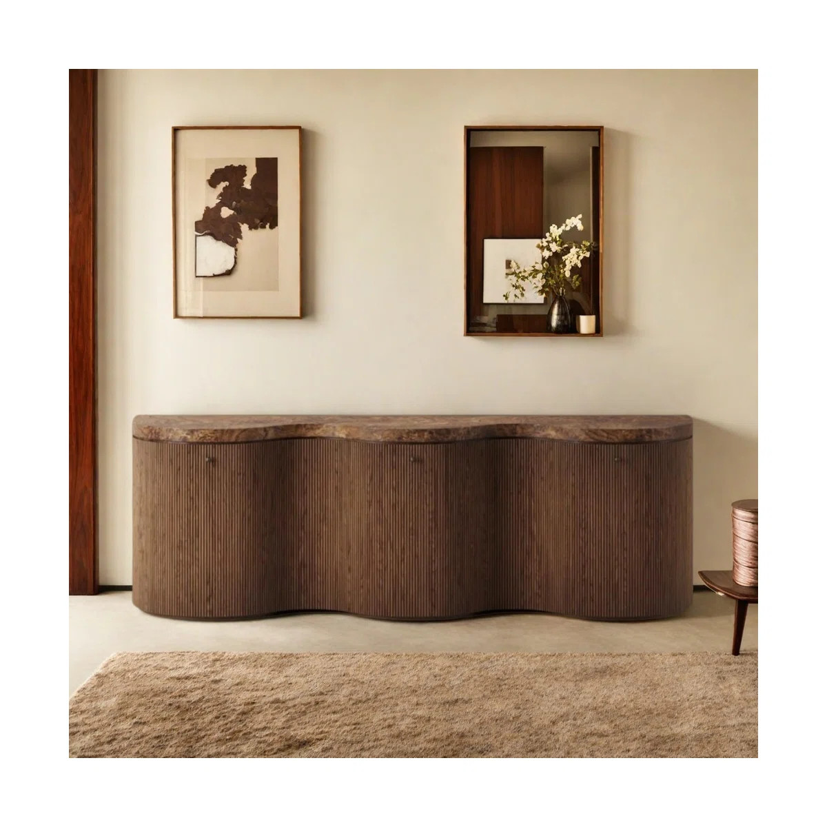 Large-Capacity Retro Sideboard | Wayfair North America