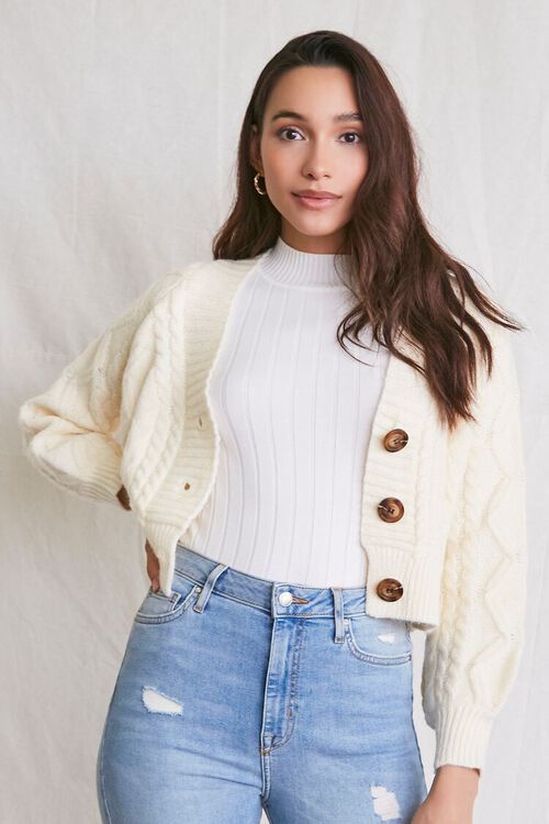 Cable Knit Cardigan Sweater | Forever 21 (US)