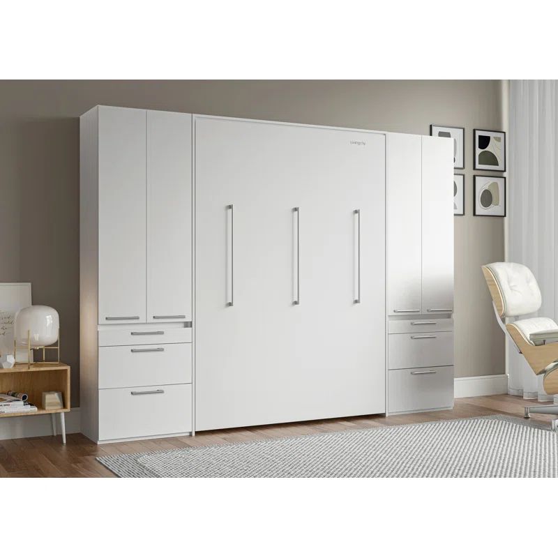 Lover Murphy Bed with Double Storage Units | Wayfair North America