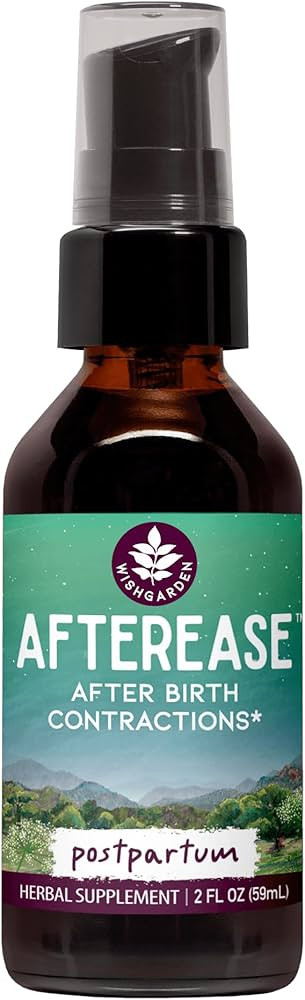 WishGarden Herbs AfterEase for After Birth Contractions - All-Natural Herbal Supplement with Cram... | Amazon (US)