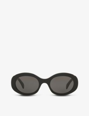 CL40194U oval-frame acetate sunglasses | Selfridges