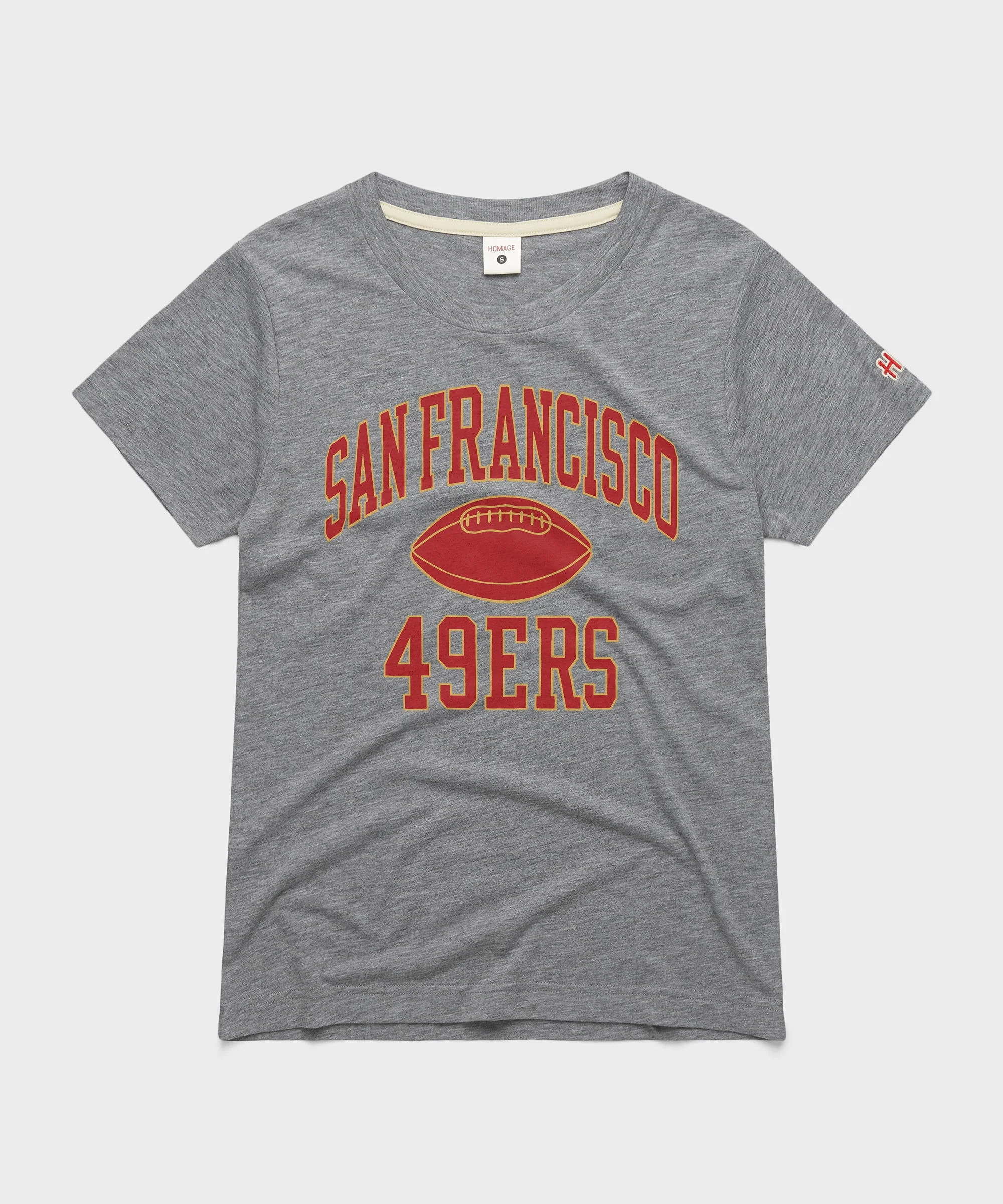 Women's San Francisco 49ers Gridiron T-Shirt | Gridiron NFL Tee | Homage