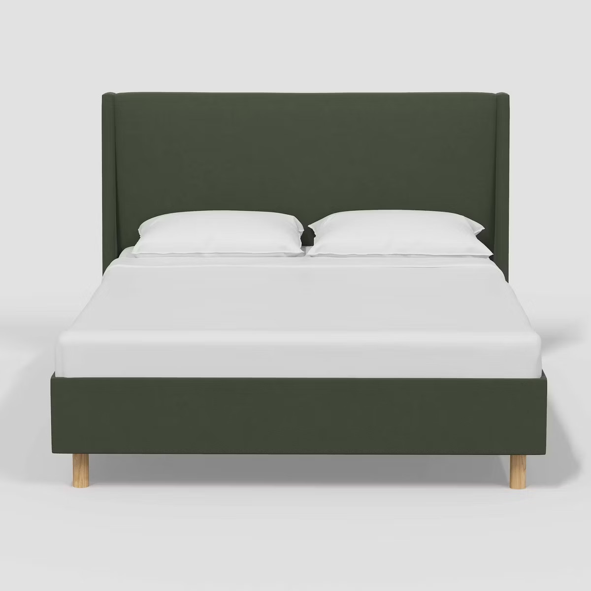 Encino Wingback Platform Bed in Dry Velvet - Threshold™ designed with Studio McGee | Target