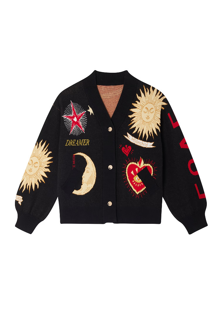 Black Mystical Cardigan | Never Fully Dressed (UK & IE)