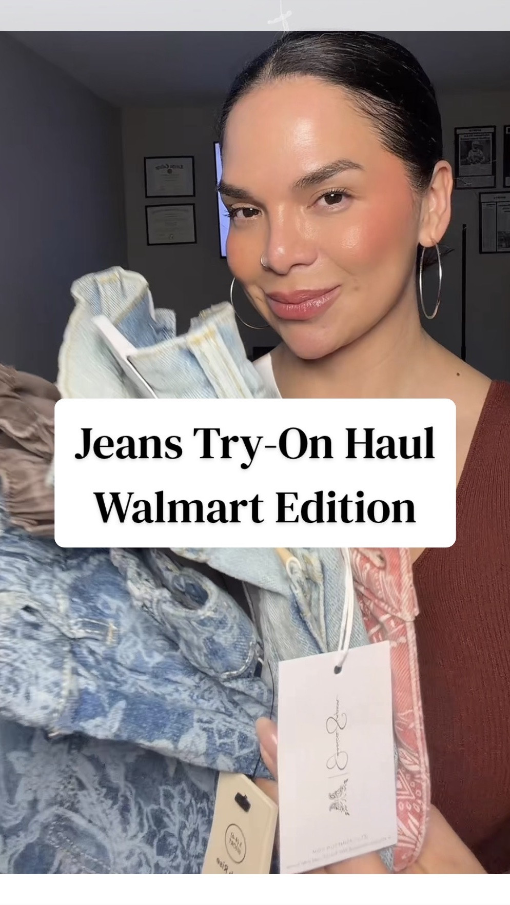 Let’s try-on some jeans from @Walmart #jeanhaul #tryonhaul #walmartfashion