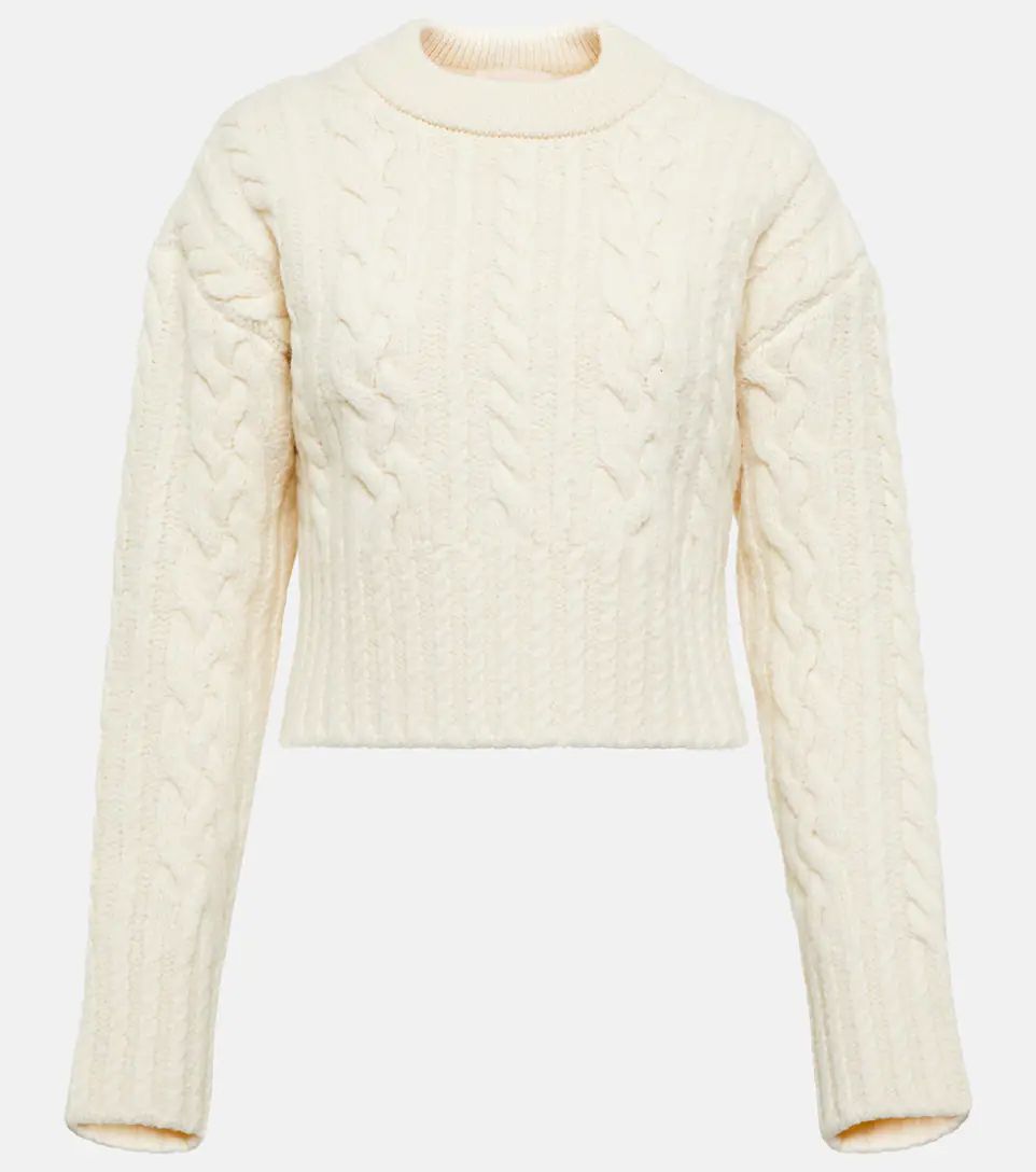 Cable-knit virgin wool sweater | Mytheresa (US/CA)