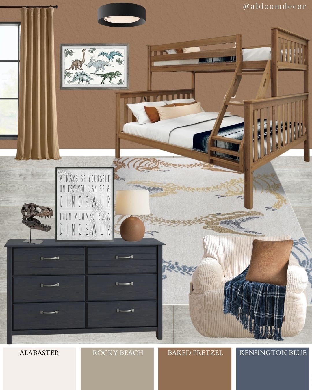 Boy’s Bunk Bed Room With a Cute Dinosaur Theme

#LTKHome #LTKmomlife #LTKKids