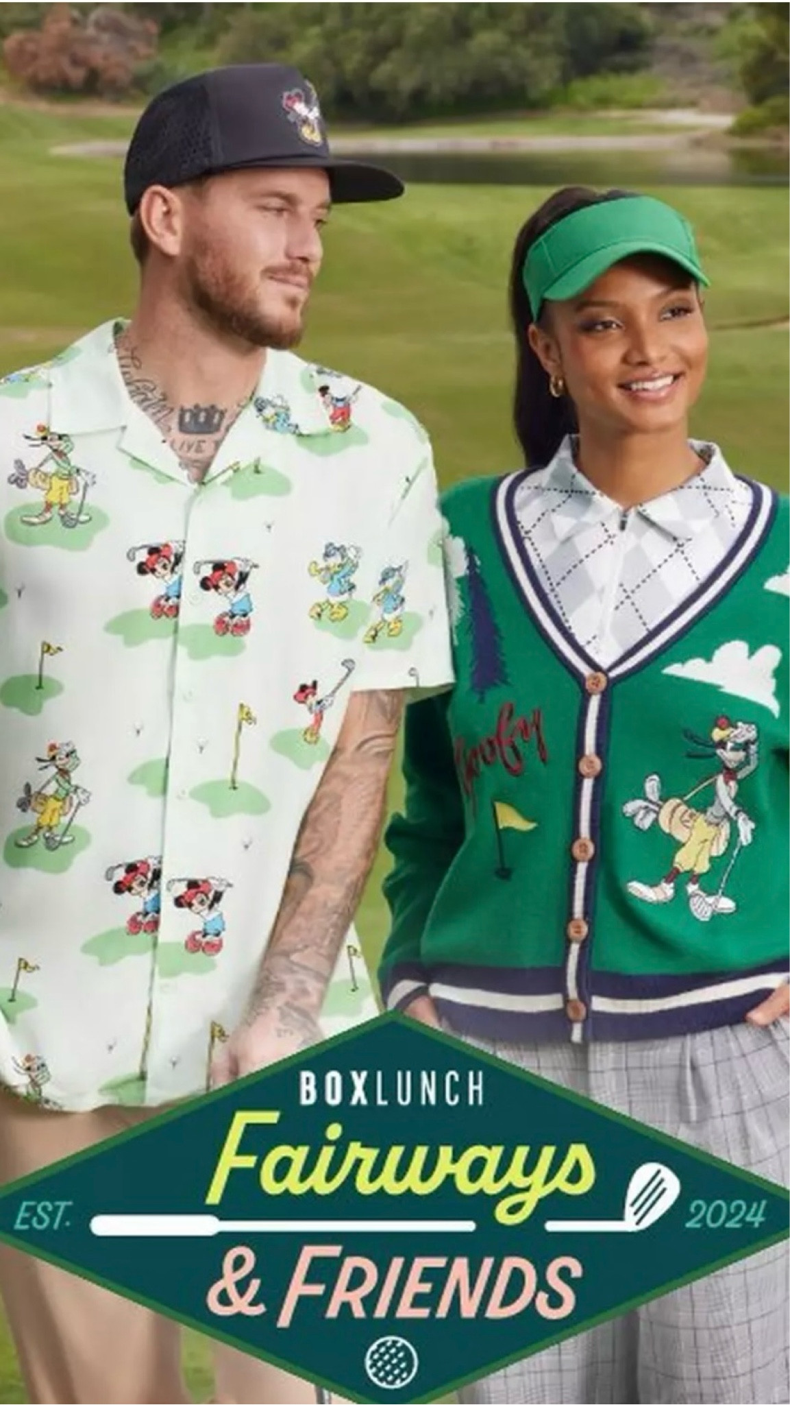 The newest Disney Golf collection at Box Lunch is so cute!