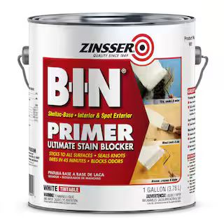 Zinsser 1 gal. B-I-N Shellac-Based White Interior Primer and Sealer 320991 - The Home Depot | The Home Depot