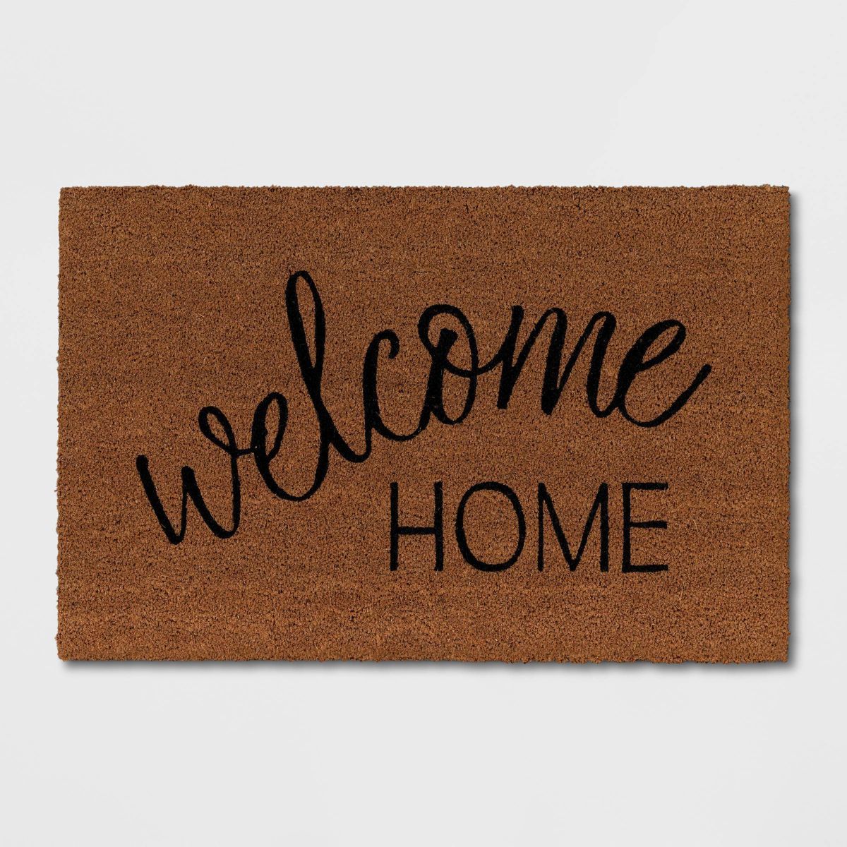 1'6"x2'6" 'Welcome Home' Coir Doormat Black - Threshold™ | Target