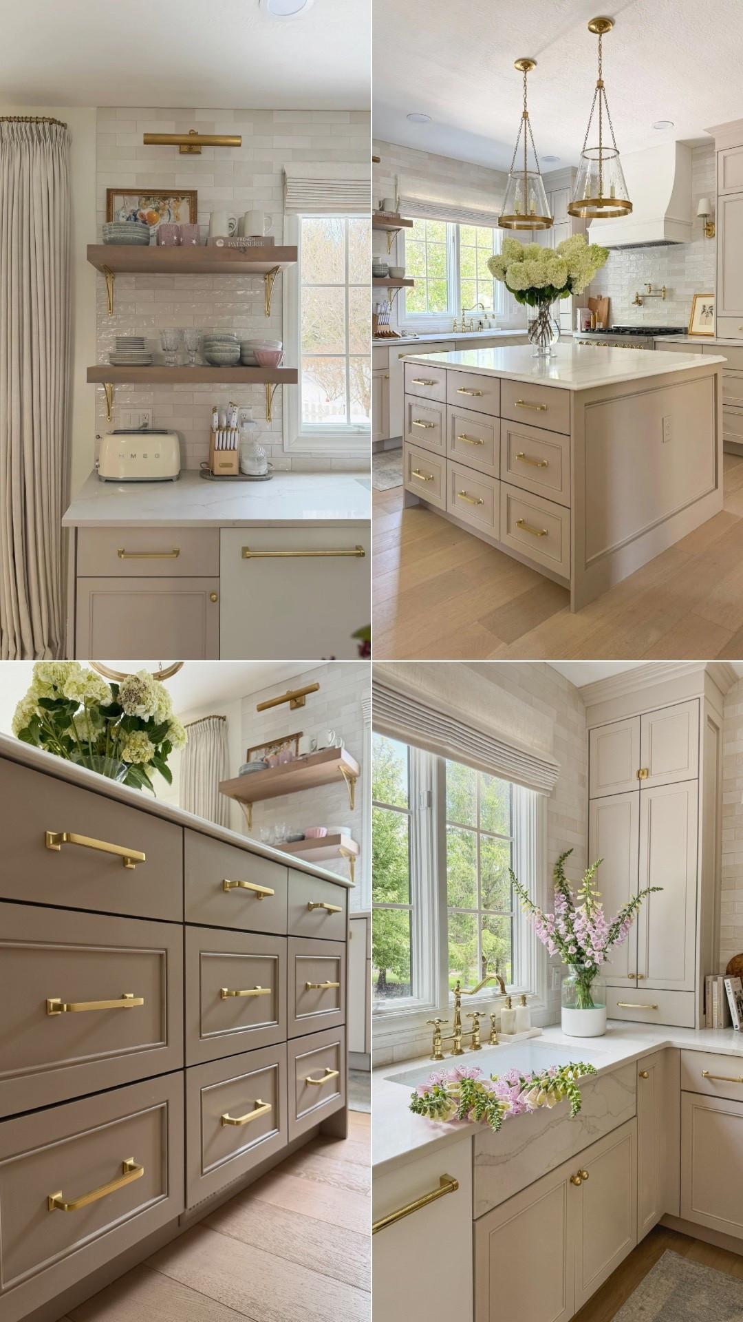 Kitchen sources!

Hardware is all in aged brass. 
Backsplash is in “white” with Mapei frost grout.

#LTKHome #LTKSaleAlert #LTKmorningroutine