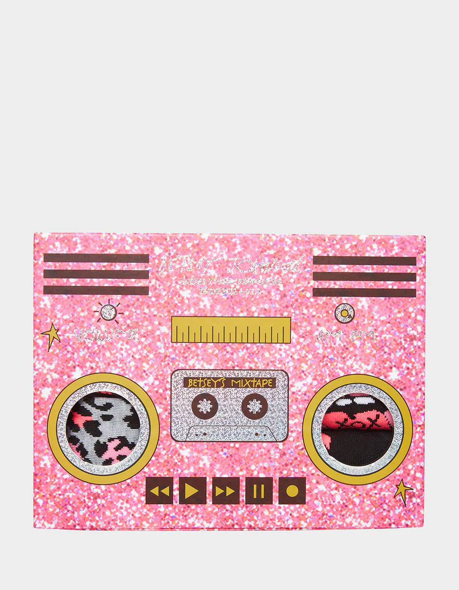 JAMMIN CREW SOCKS GIFT BOX | Betsey Johnson