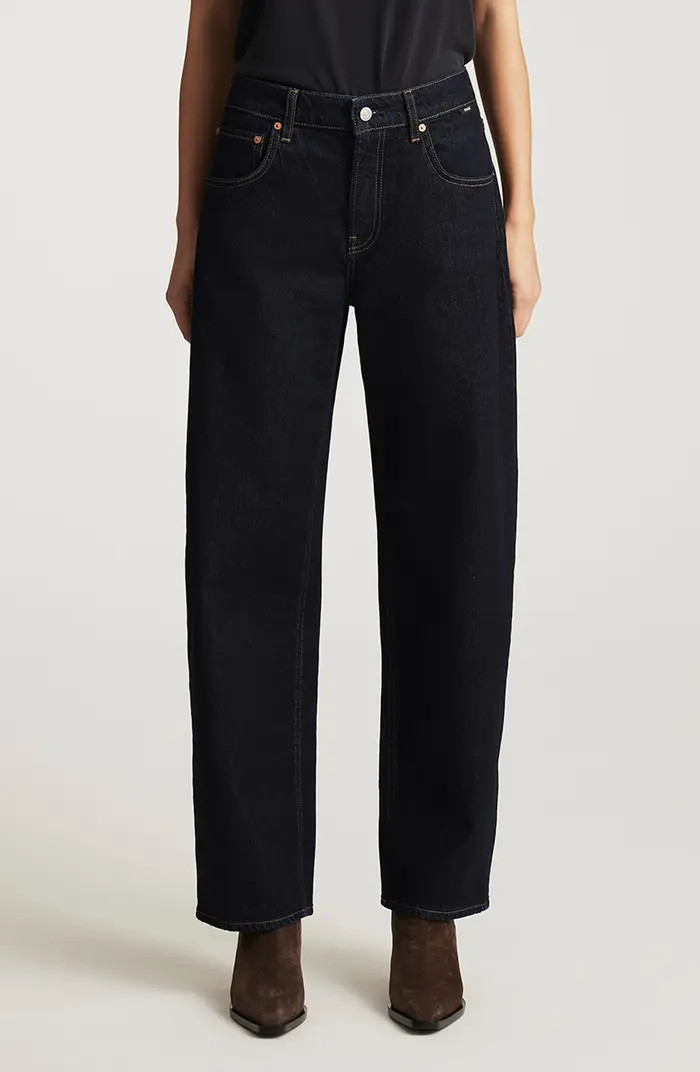 Nica High Waist Barrel Leg Jeans | Nordstrom