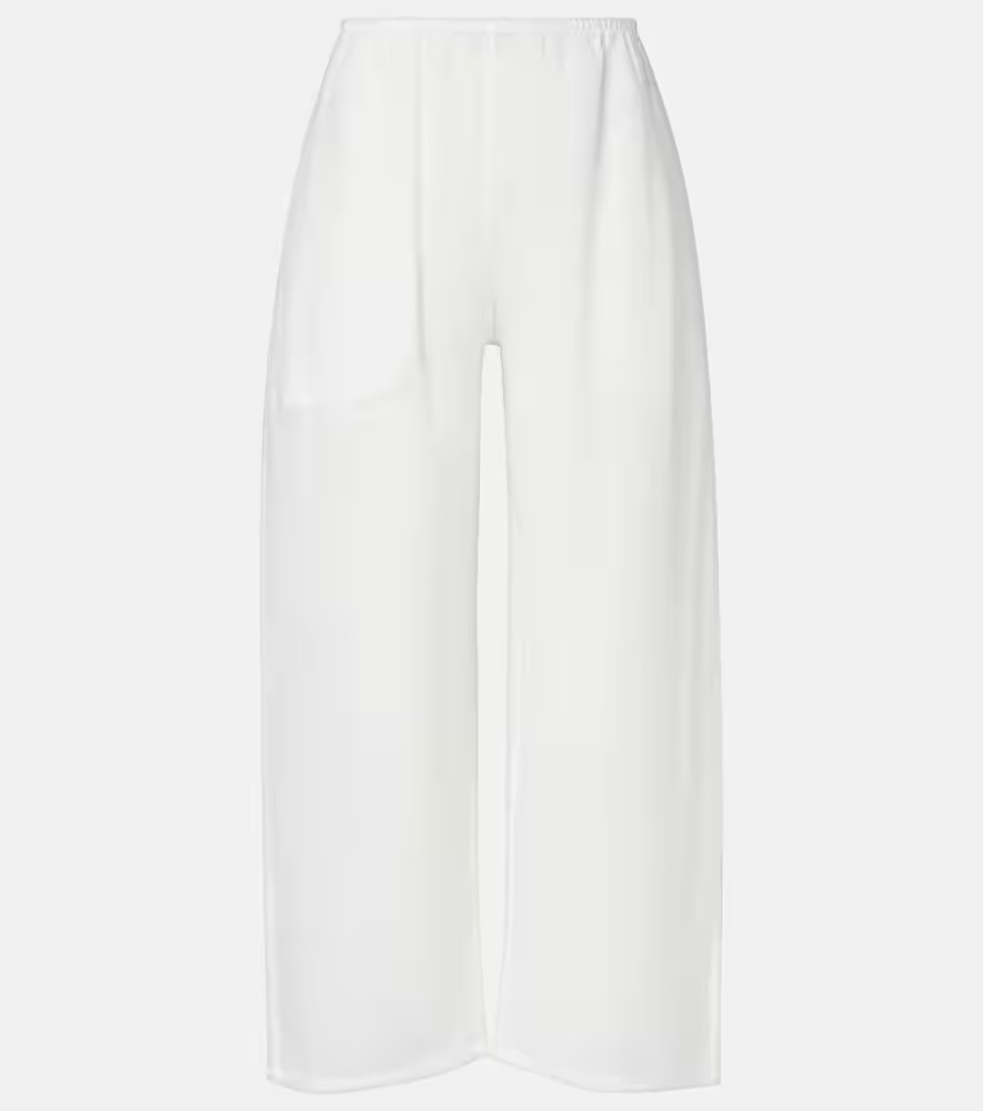 Leset Niko ramie cropped barrel-leg pants | Mytheresa (UK)