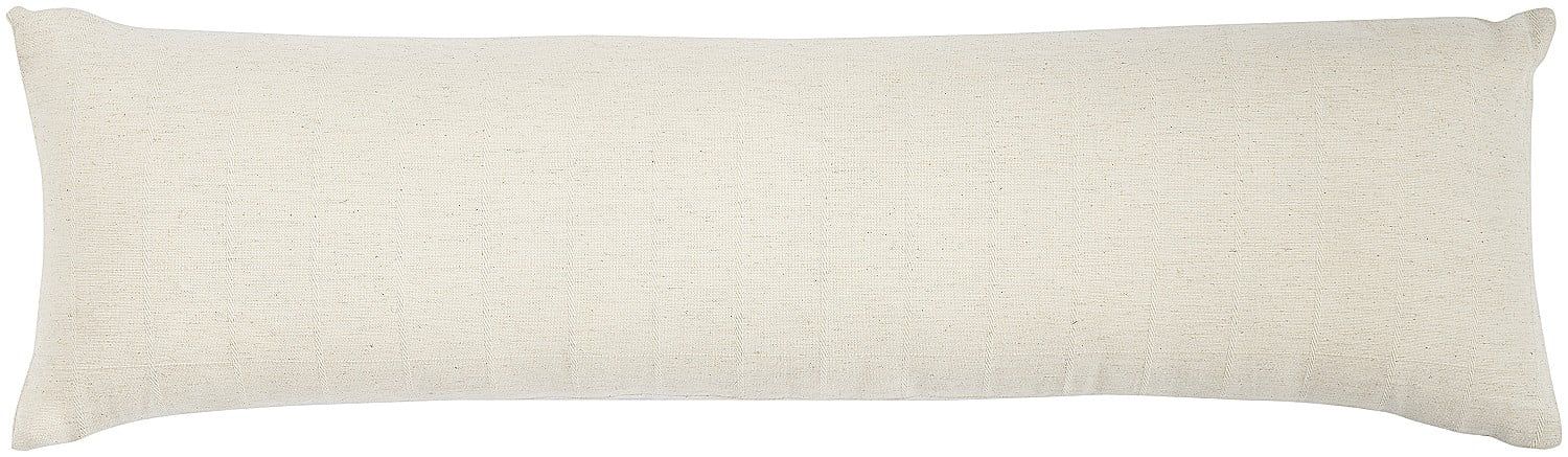 Mina Victory Life Styles Woven Cotton Grid 12" x 40" Beige Indoor Throw Pillow | Walmart (US)