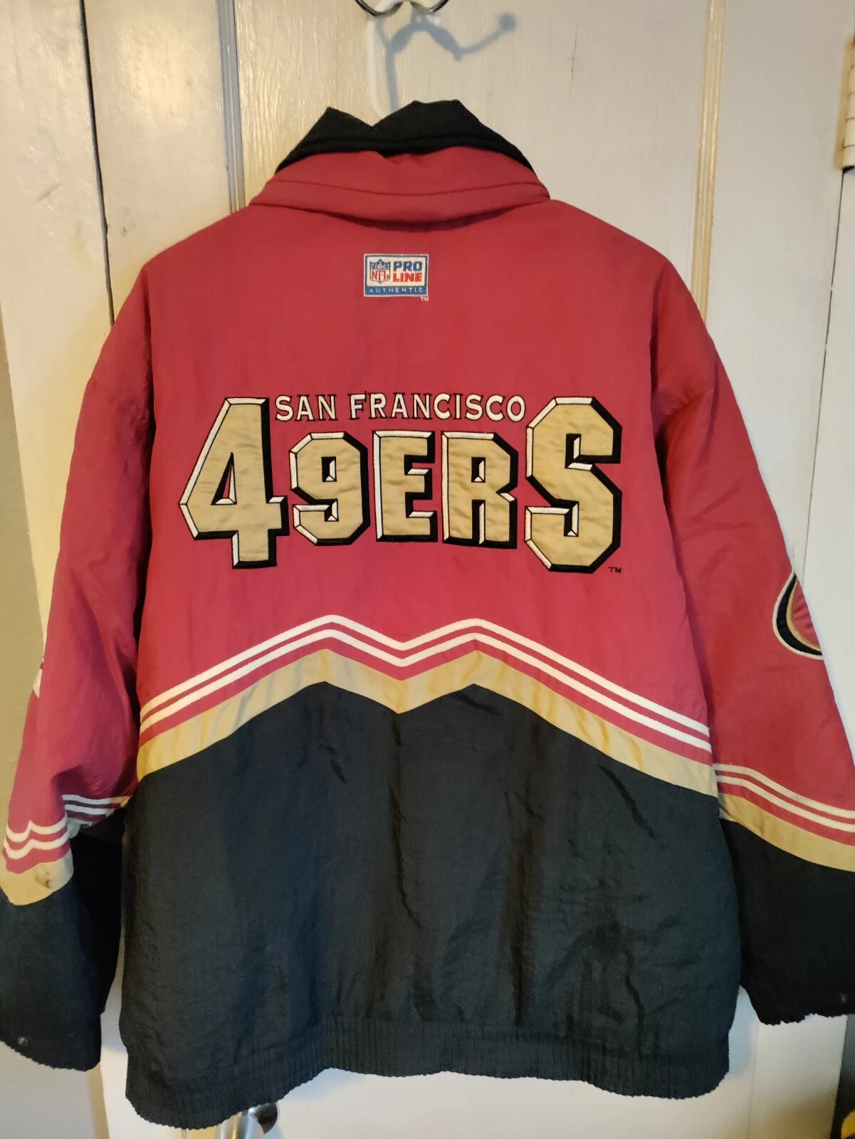Vintage San Francisco 49ers Logo Athletic Pro Line Full Zip Jacket Men's Medium | eBay US