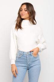 McKenna Knit Sweater - Ivory | Petal & Pup (US)