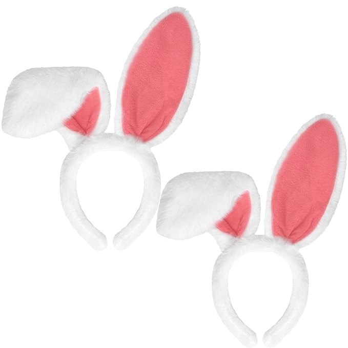 IGMaryBox 2PCS Bunny Ears Headband Rabbit Ears Headband Easter Bunny Ear Costume Headwear Animals... | Amazon (US)