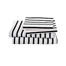 Black and White Stripe Sheets | Crate and Barrel | Crate & Barrel