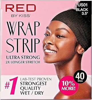 Red by Kiss Wrap Strip, Ultra Strong 2X Longer Stretch, 44 Strips Lab-Test Proven Strongest Quali... | Amazon (US)